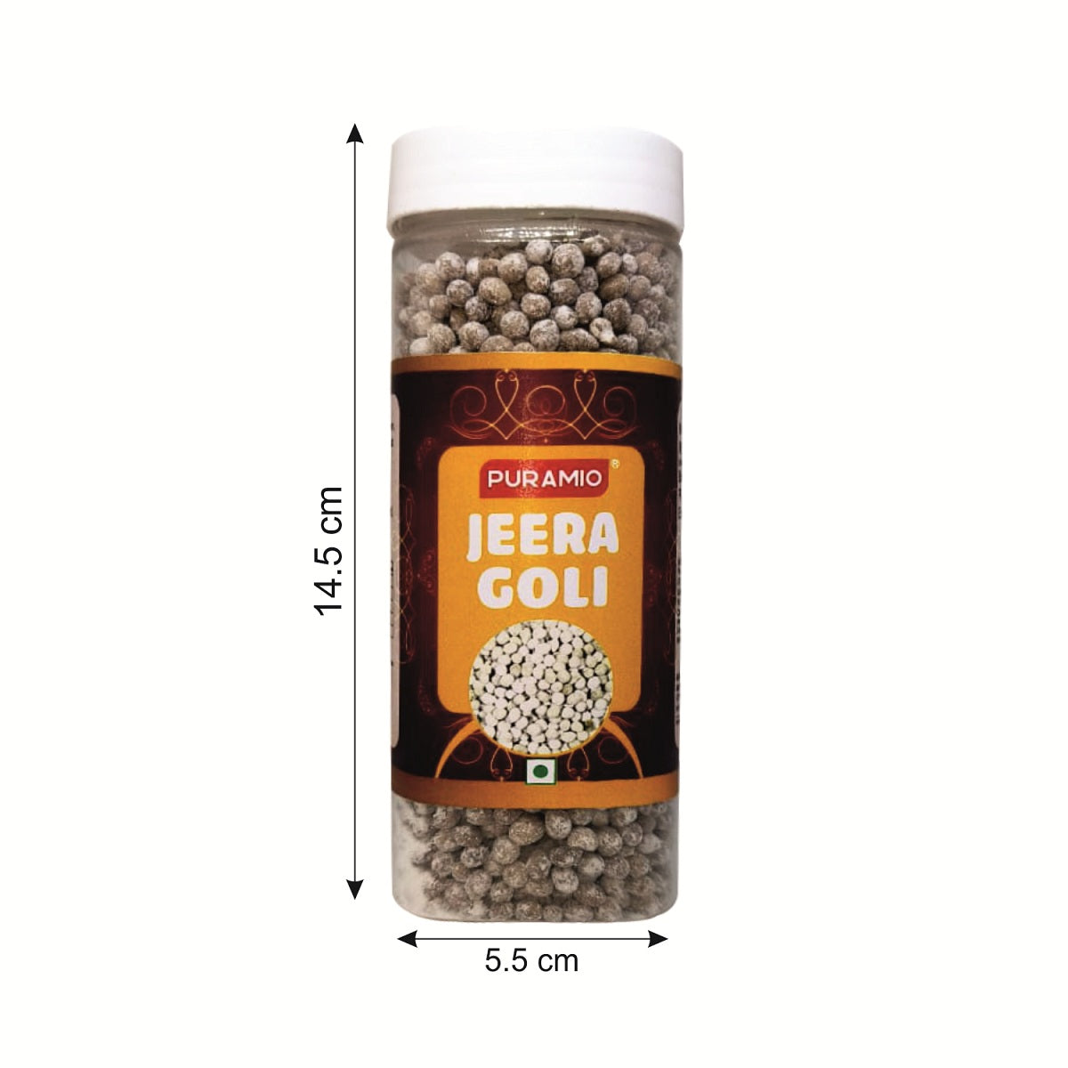 Puramio Jeera Goli | Pure and Premium | Good for Digestion | After Meal Digestive Mouth Freshner,