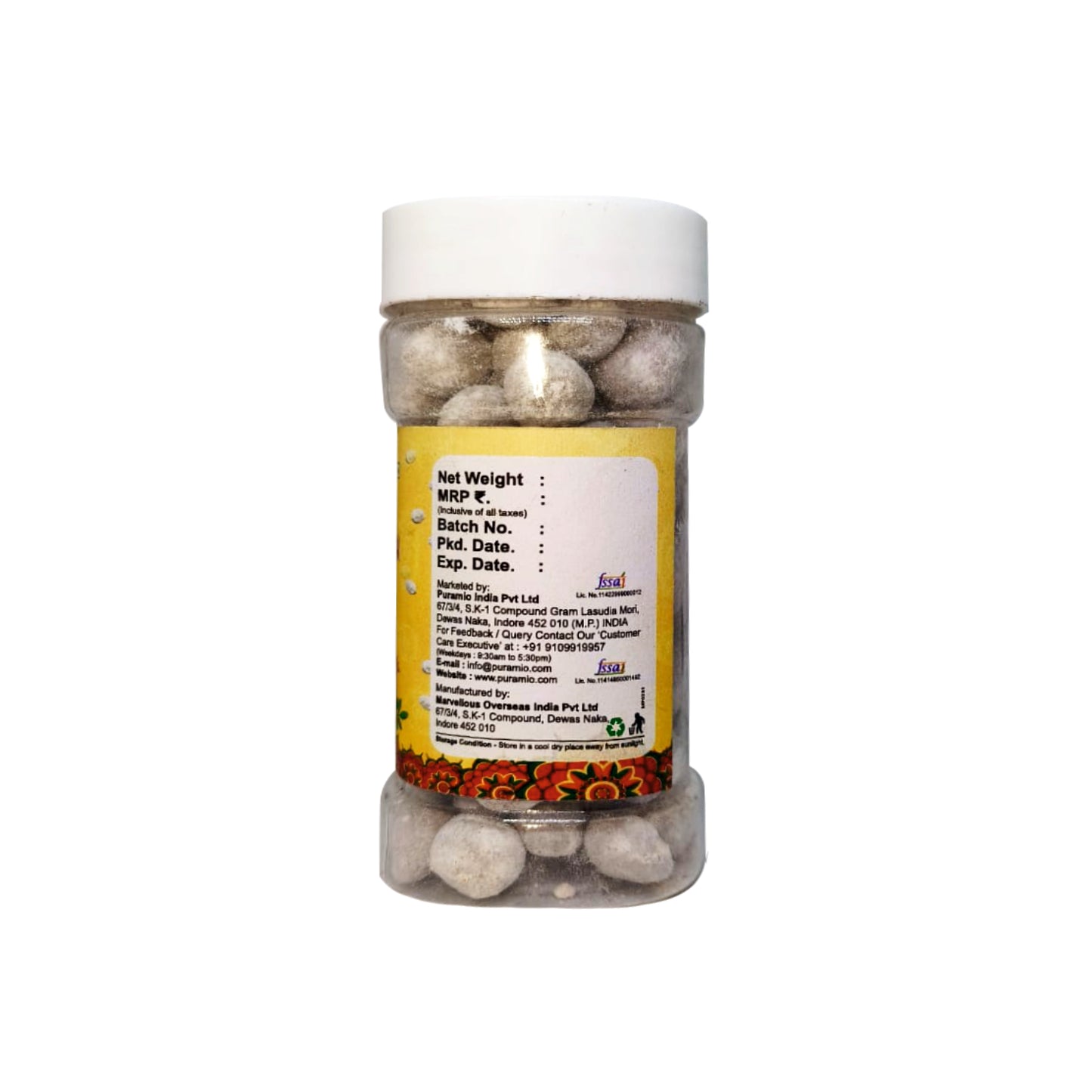 Puramio Digestive Mukhwas (Pack of 5) Each 140g, Anardana Goli, Hazma Hazam, Hing Peda, Imli Laddu & Jeera Goli | Fresh Candy For Kids | Churan Digestive After Meal Mouth Freshener/Mukhwas | Toffee