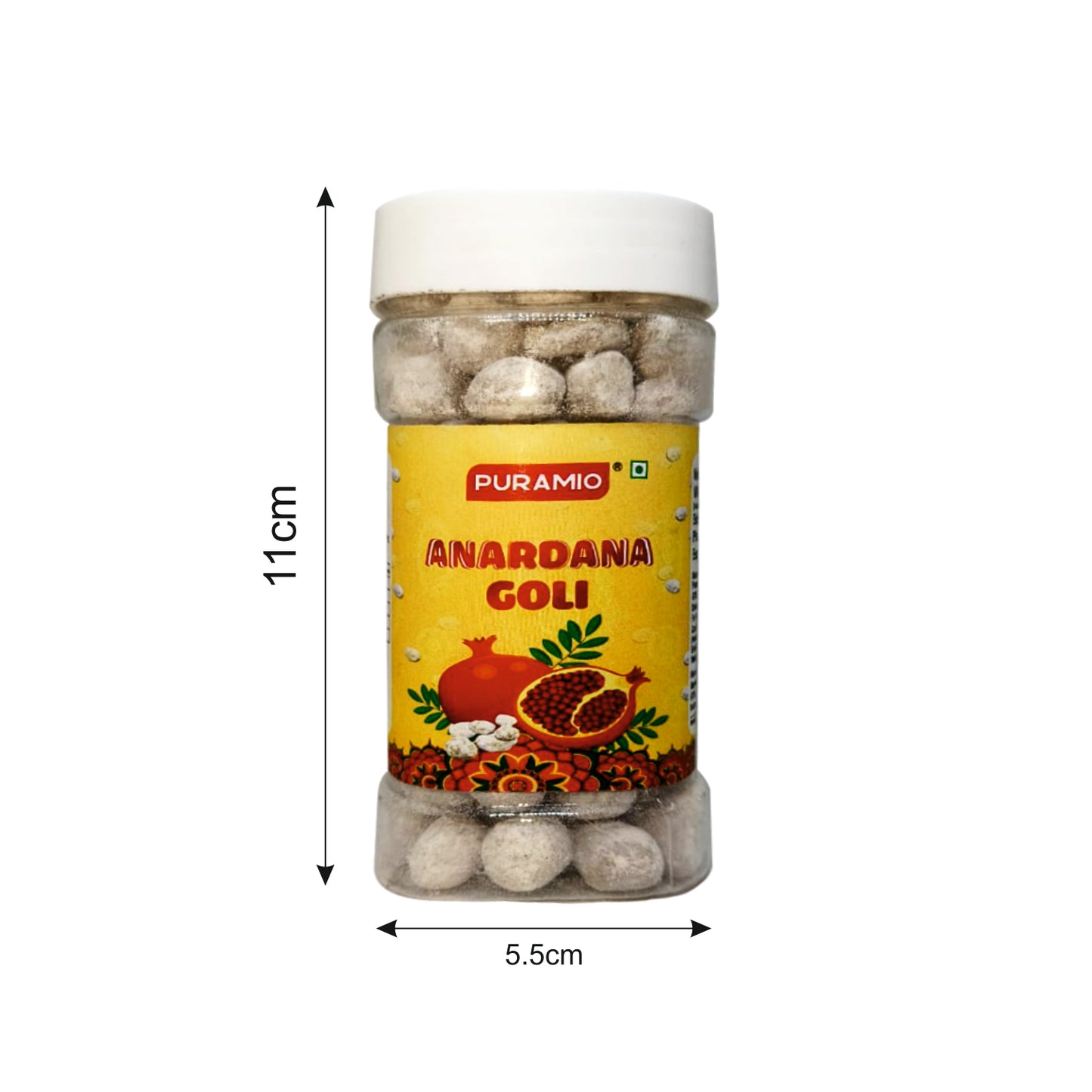 Puramio Digestive Mukhwas (Pack of 5) Each 140g, Anardana Goli, Hazma Hazam, Hing Peda, Imli Laddu & Jeera Goli | Fresh Candy For Kids | Churan Digestive After Meal Mouth Freshener/Mukhwas | Toffee