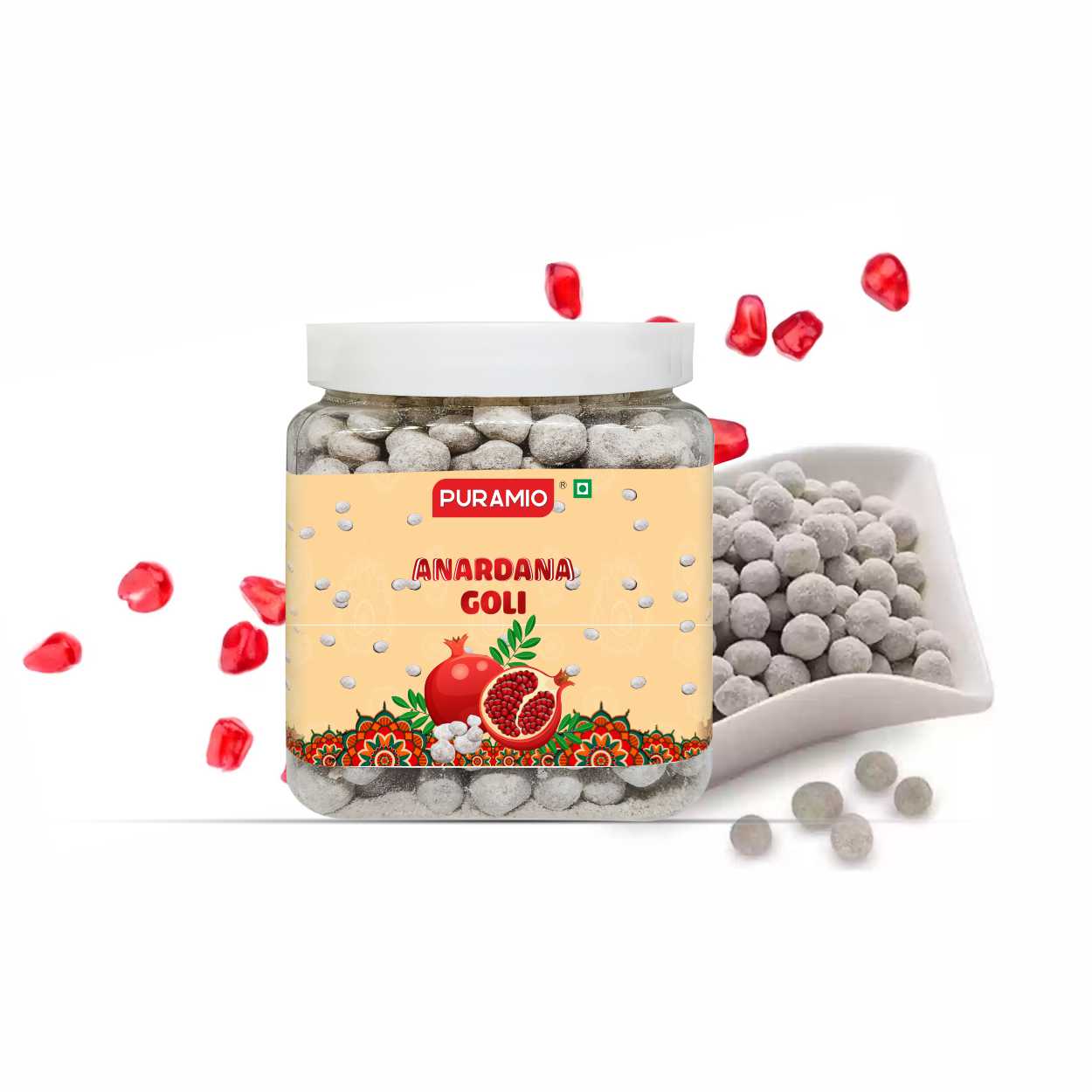 Puramio Anardana Goli | Pure and Premium | Good for Digestion | After Meal Digestive Mouth Freshner,