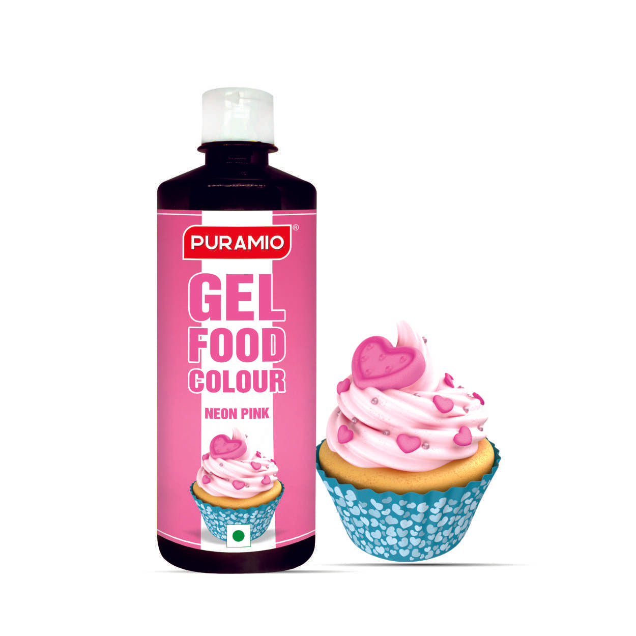 Puramio Gel Food Colour- Neon Pink,