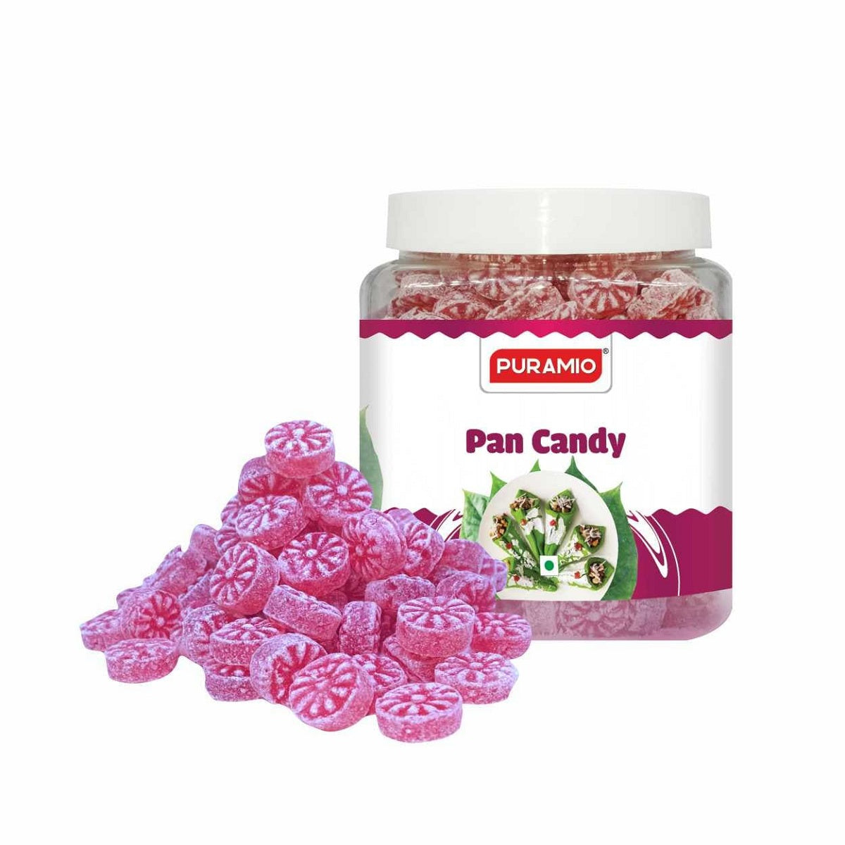 Puramio Pan Candy II Flavoured Sugar Candy II Sweet & Chatpata Candy,