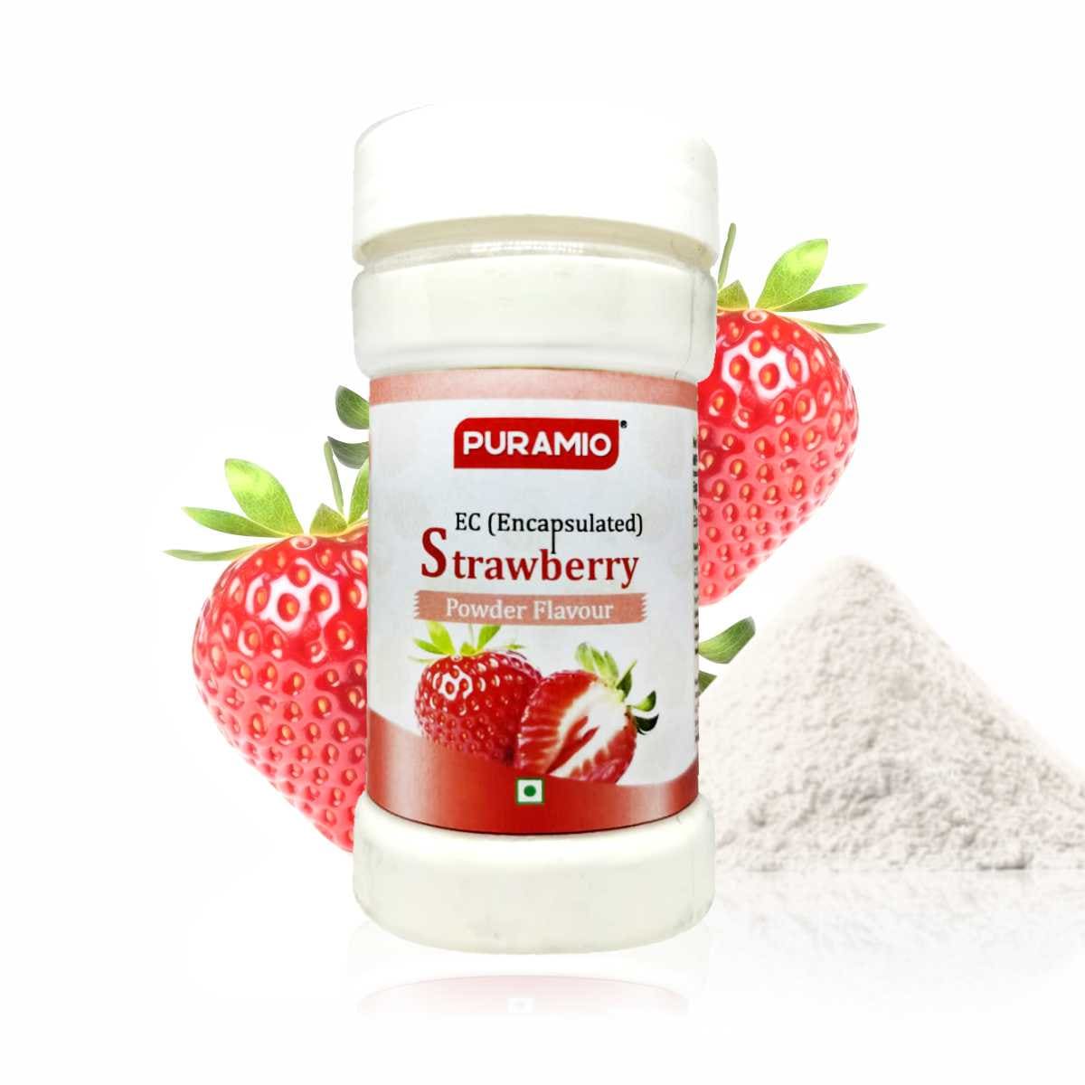 Puramio EC (Encapsulated) Powder Flavour - Strawberry, 100g