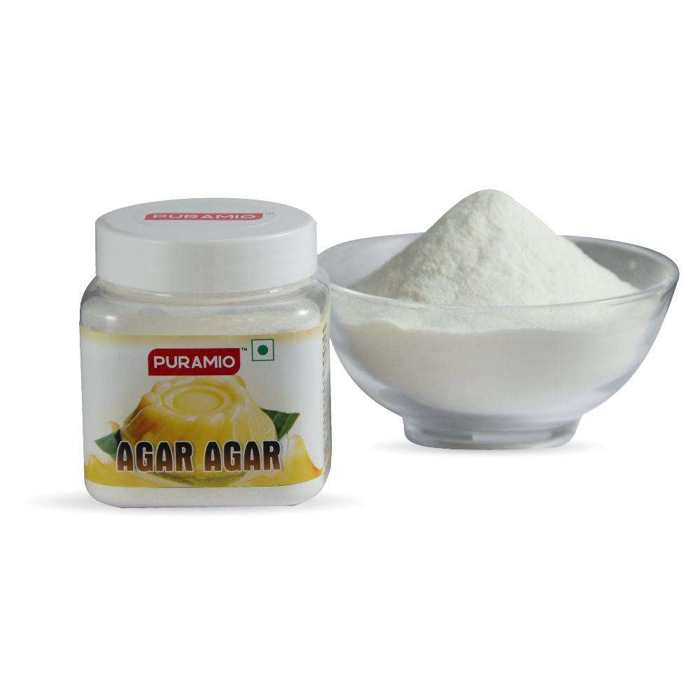 Puramio Agar Agar Powder, (Perfect for Jelly & Desserts | 100% Pure Powder)