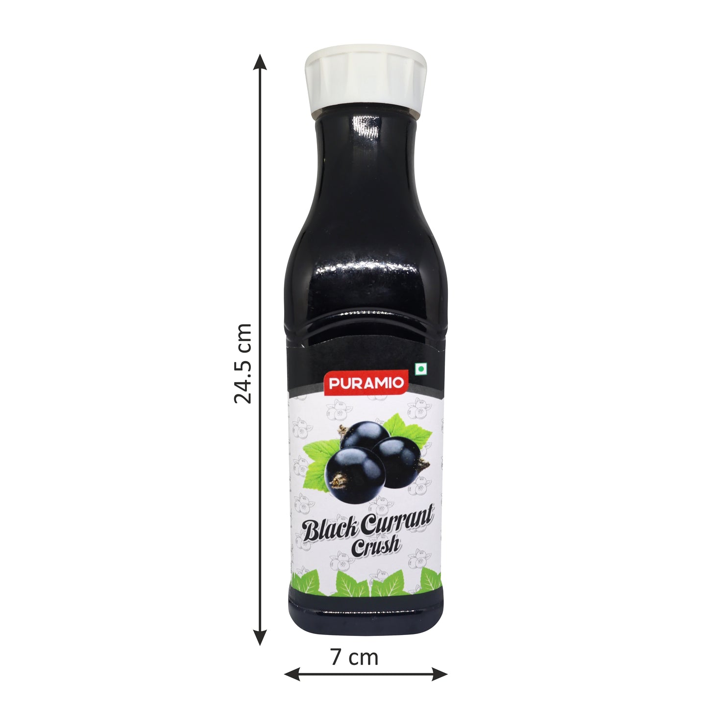 Puramio Fruit Crush - Blackcurrant, 750ml