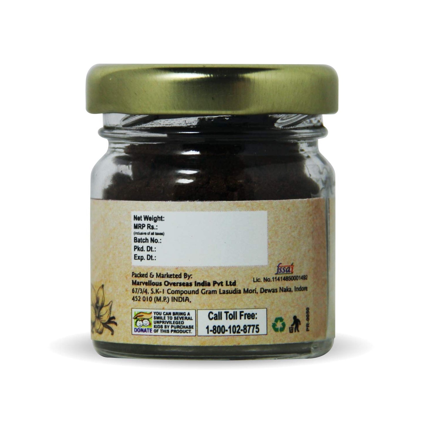 Puramio Vanilla Bean Powder , 10g