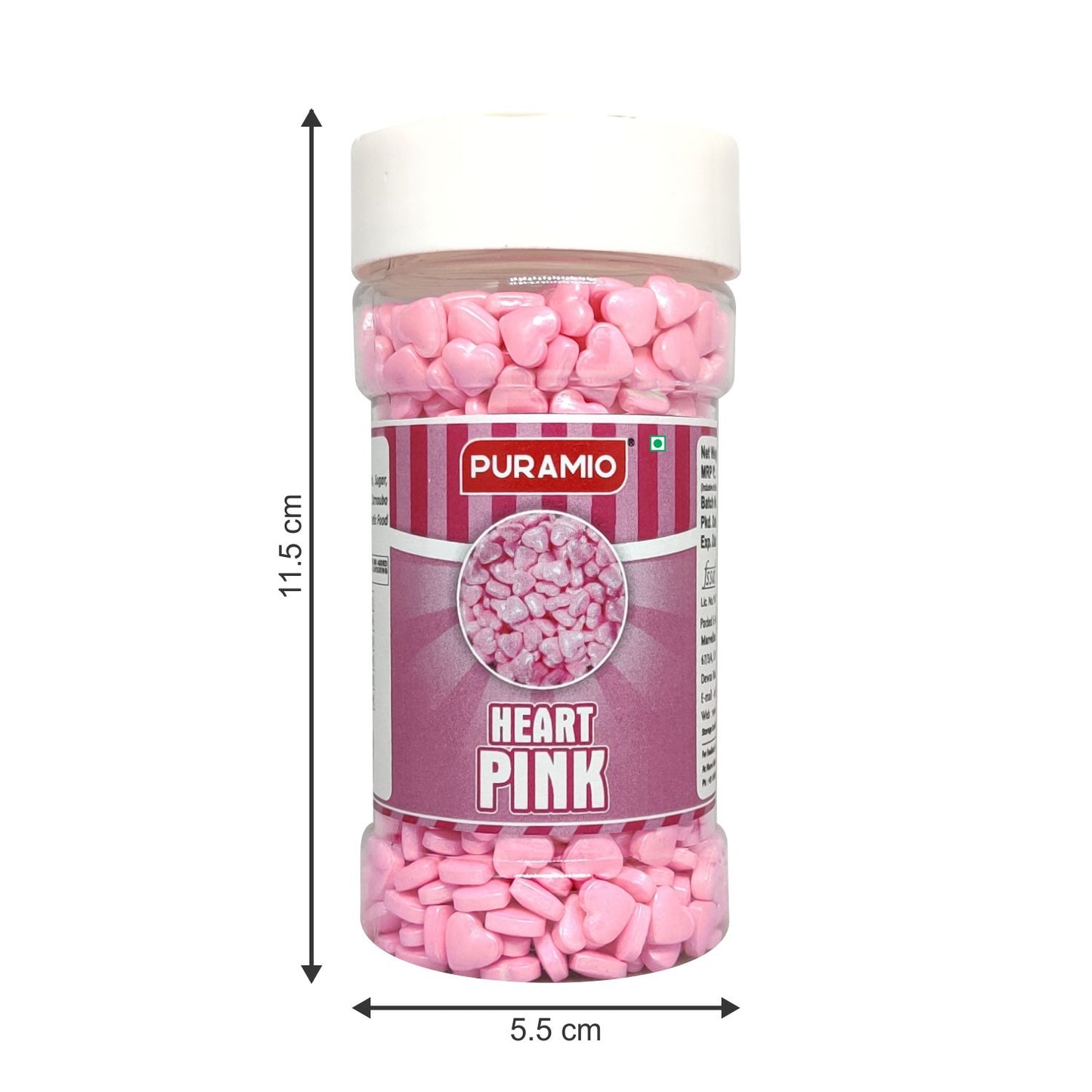 Puramio Heart - Pink | for Cake Decoration, 150g