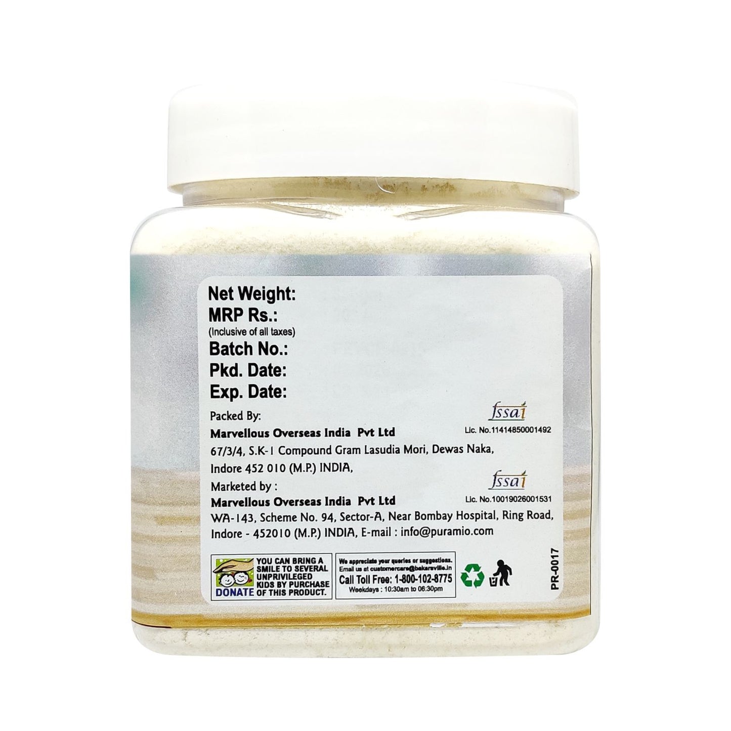Puramio Eggless Vanilla Cake Premix