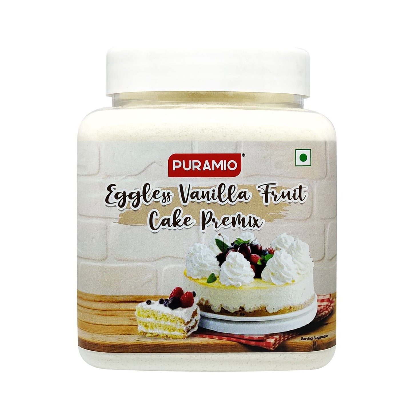 Puramio Eggless Vanilla Fruit Cake Premix