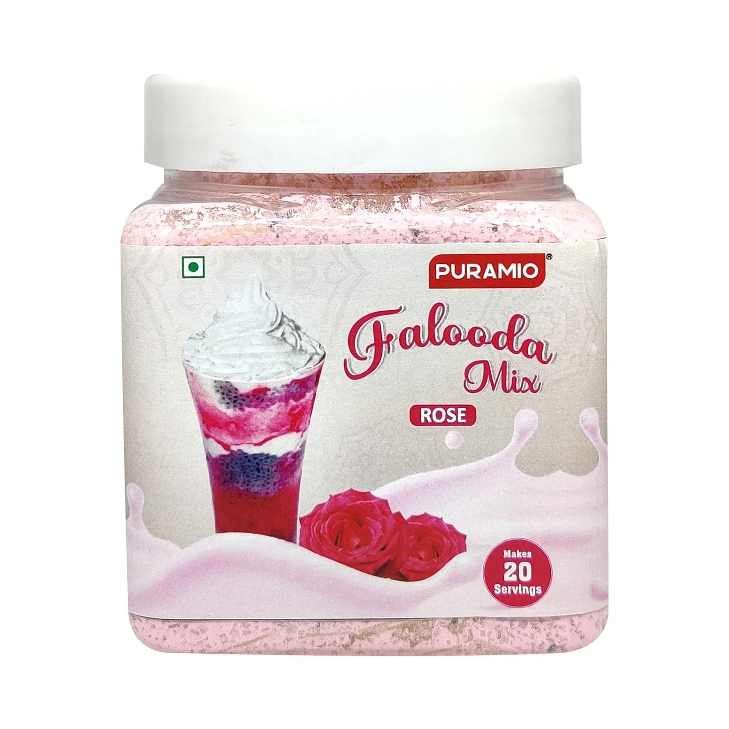 Puramio Falooda Mix Rose, 500g