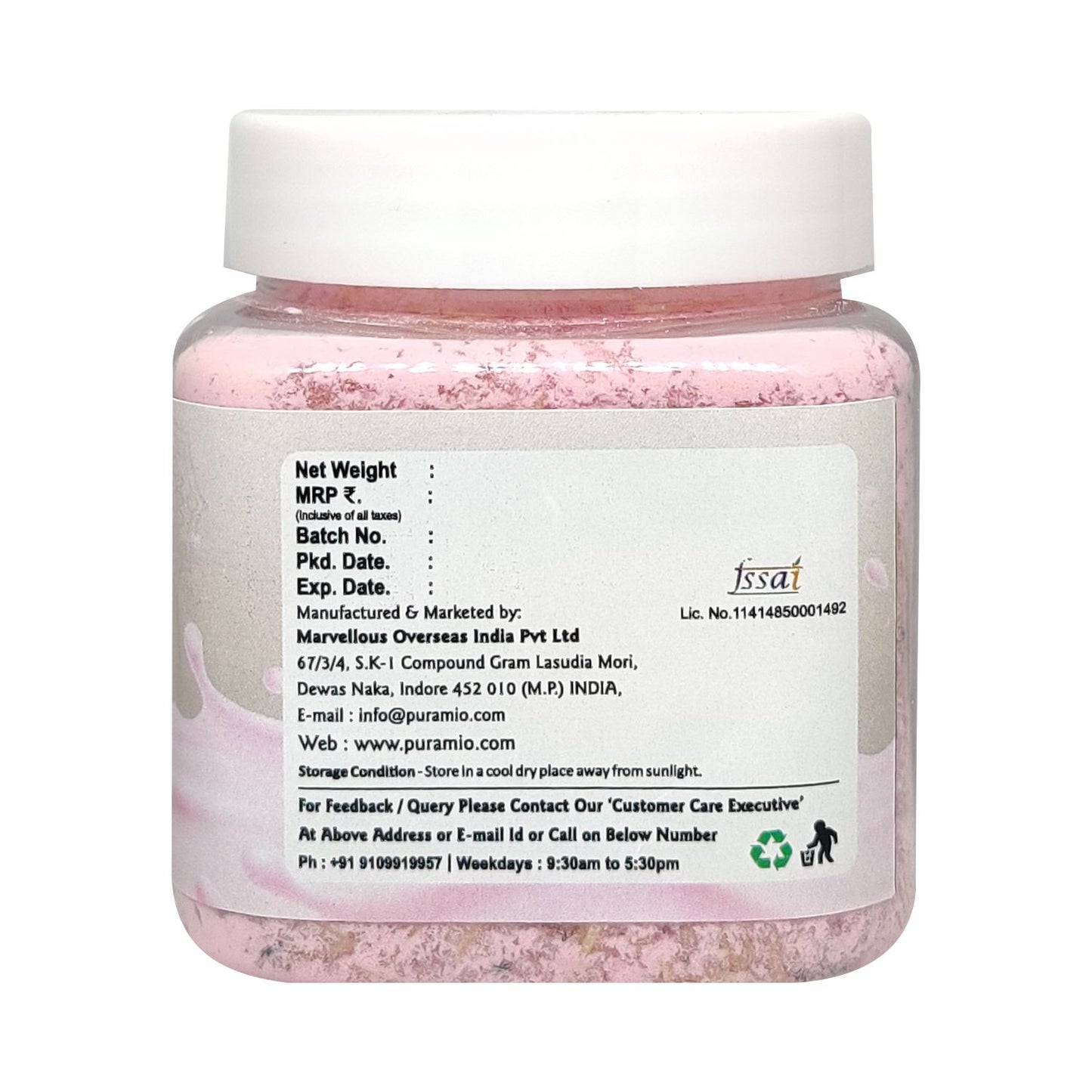 Puramio Falooda Mix Combo (Pack of 4)- Strawberry, Rose, Mango & Kesar Pista,