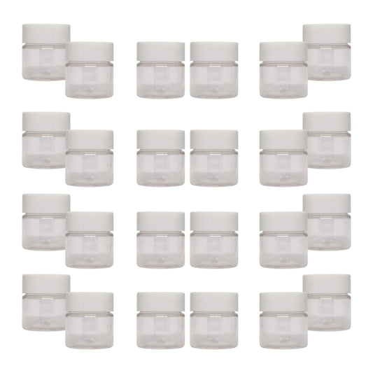 Puramio Round Pet Jar - each 15ml Set of 24