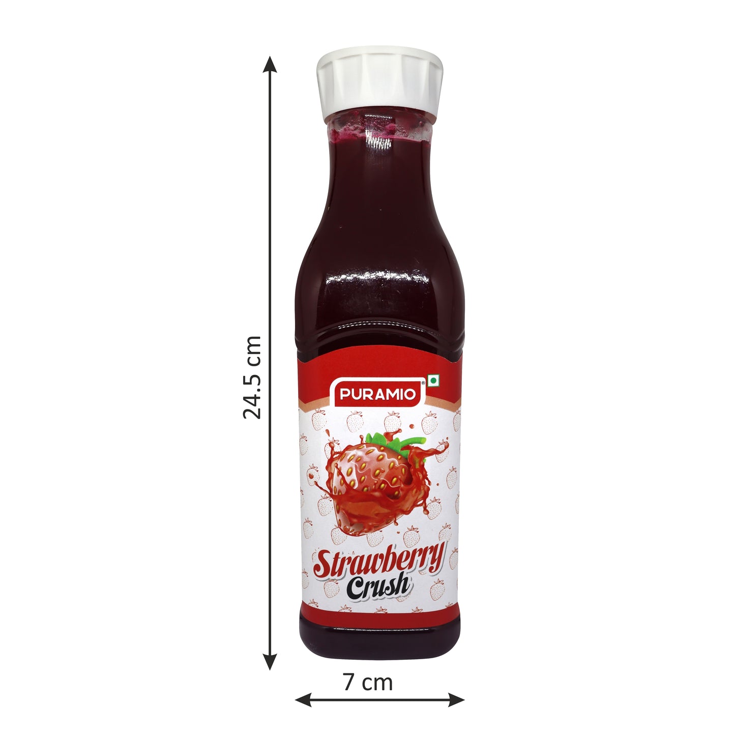 Puramio Fruit Crush - Strawberry, 750ml