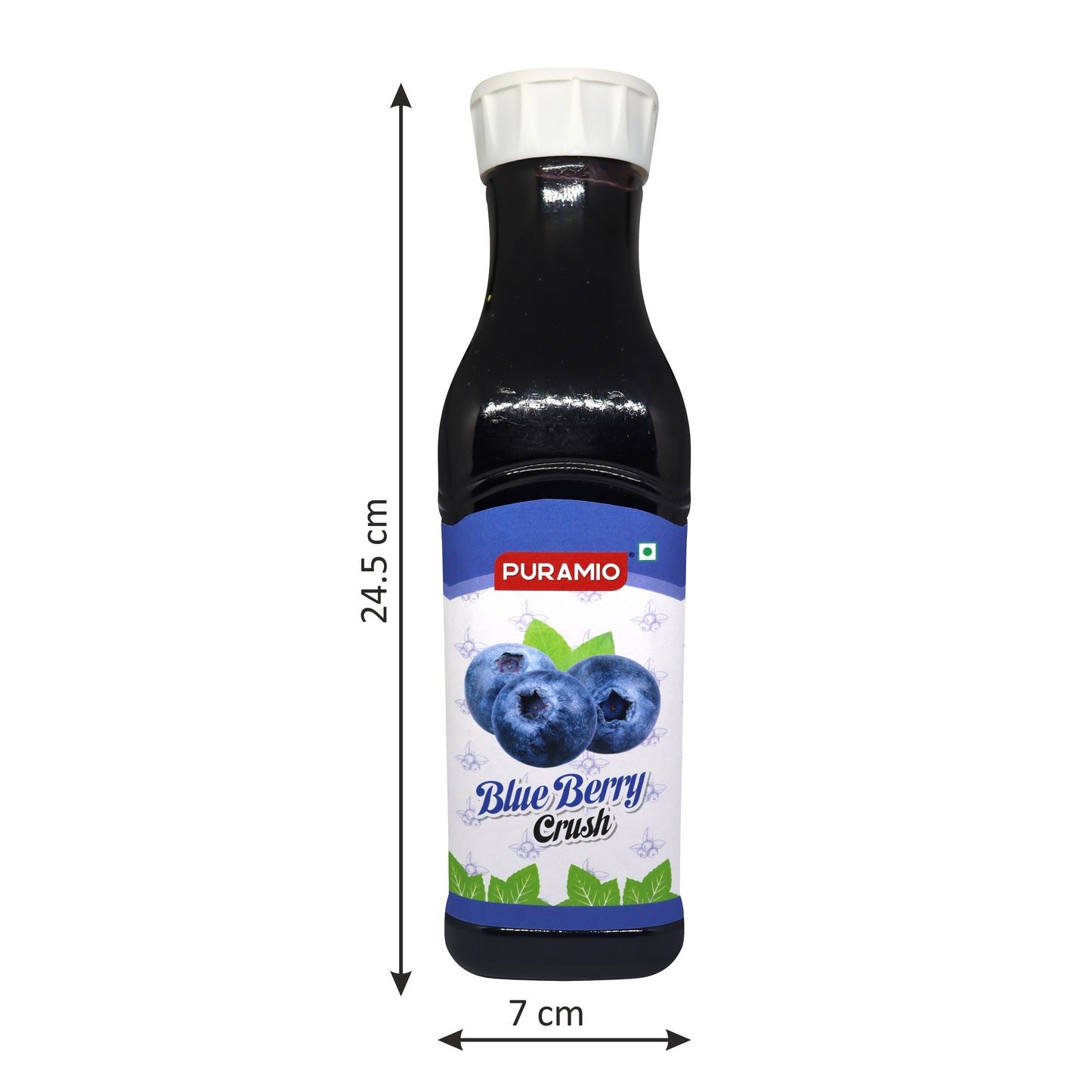 Puramio Fruit Crush - Blueberry, 750ml