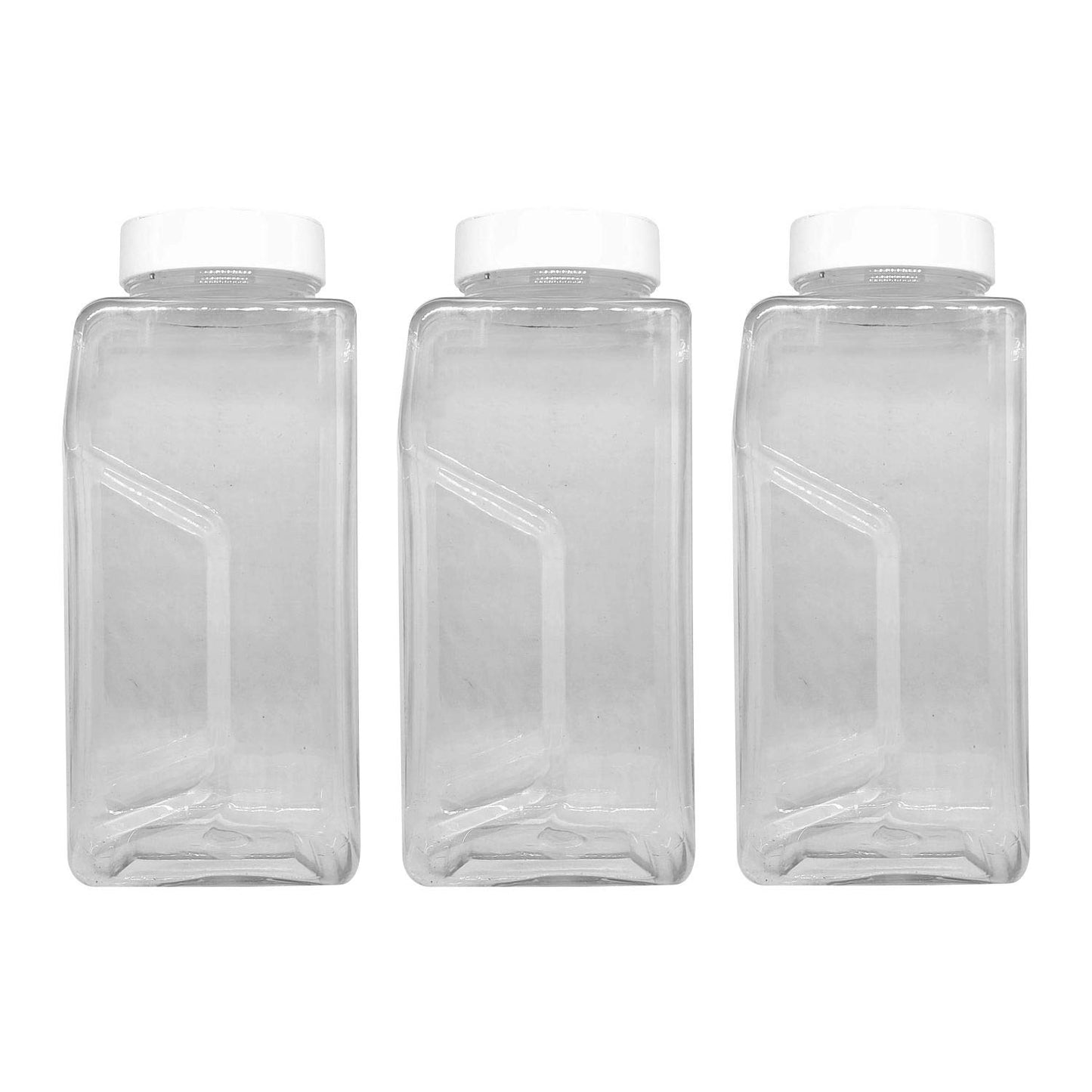 Puramio 750 ml Pet Jar with Spice Cap - Pack of 3