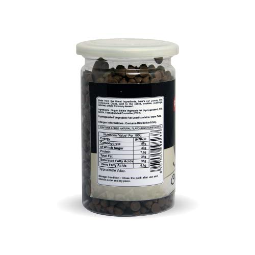 Puramio Chocolate Chips Combo - White, Milk, Twin & Dark, 200g Each (Pack of 4)