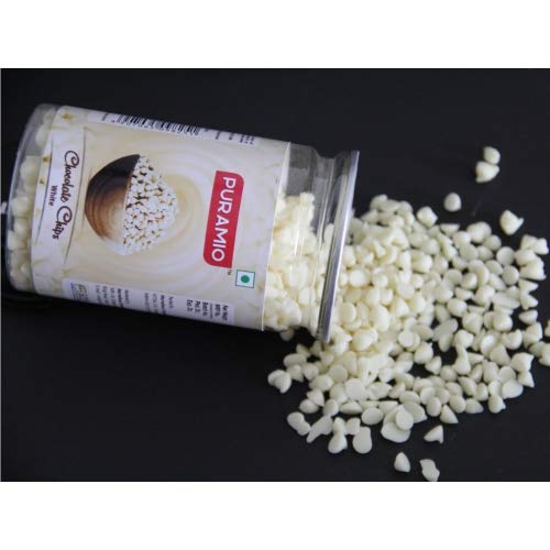 Puramio Chocolate Chips Combo - White, Milk, Twin & Dark, 200g Each (Pack of 4)