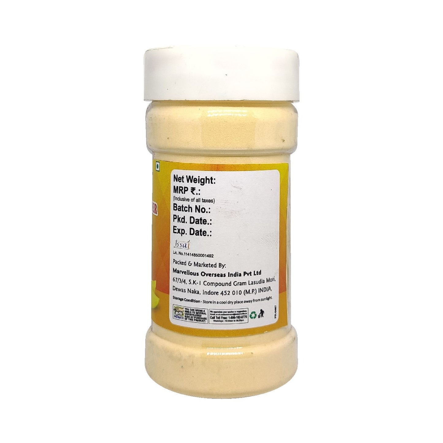 Puramio Fruit Powder - Mango, 125g