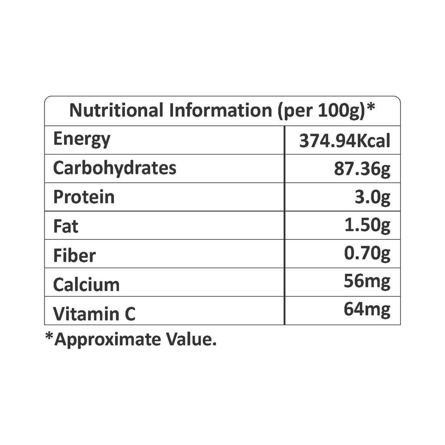 Puramio Fruit Powder - Mango, 125g