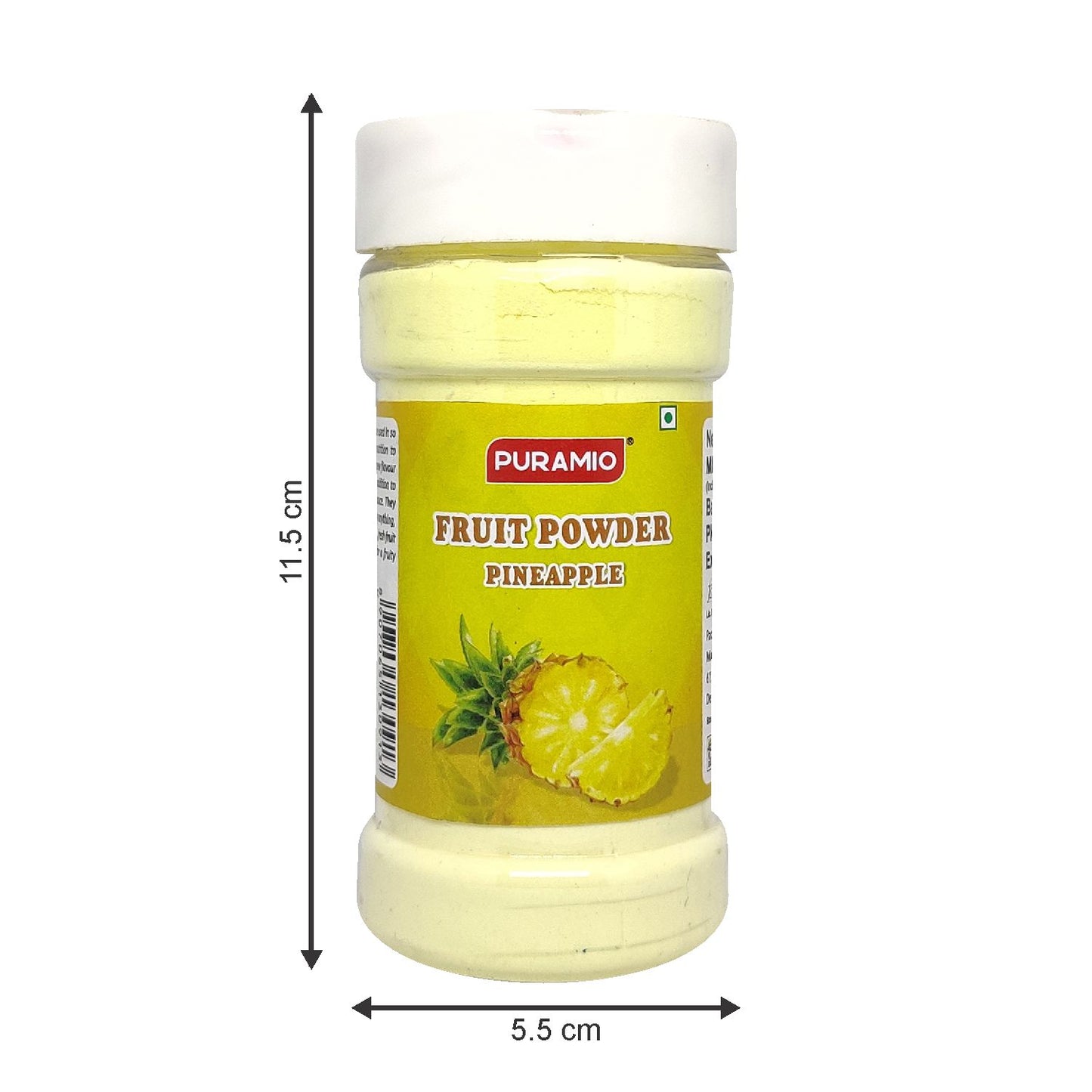 Puramio Fruit Powder - Pineapple, 125g