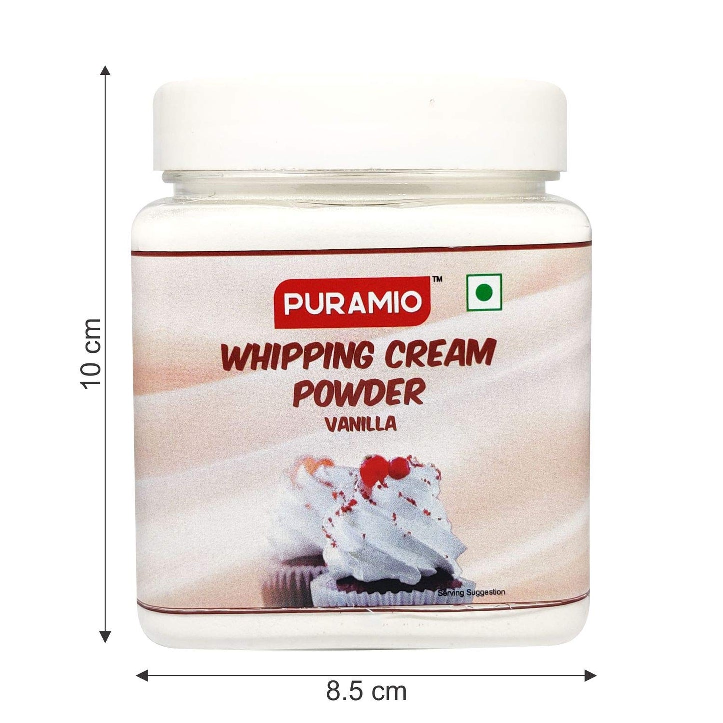 Puramio Whipping Cream Powder Combo of- Vanilla & Pineapple, (250g x 2)