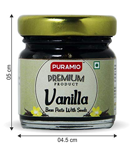 Puramio Combo Pack - Vanilla Bean Paste with Seeds 25g, + Vanilla Seeds 20g, + Vanilla Bean Powder 10g