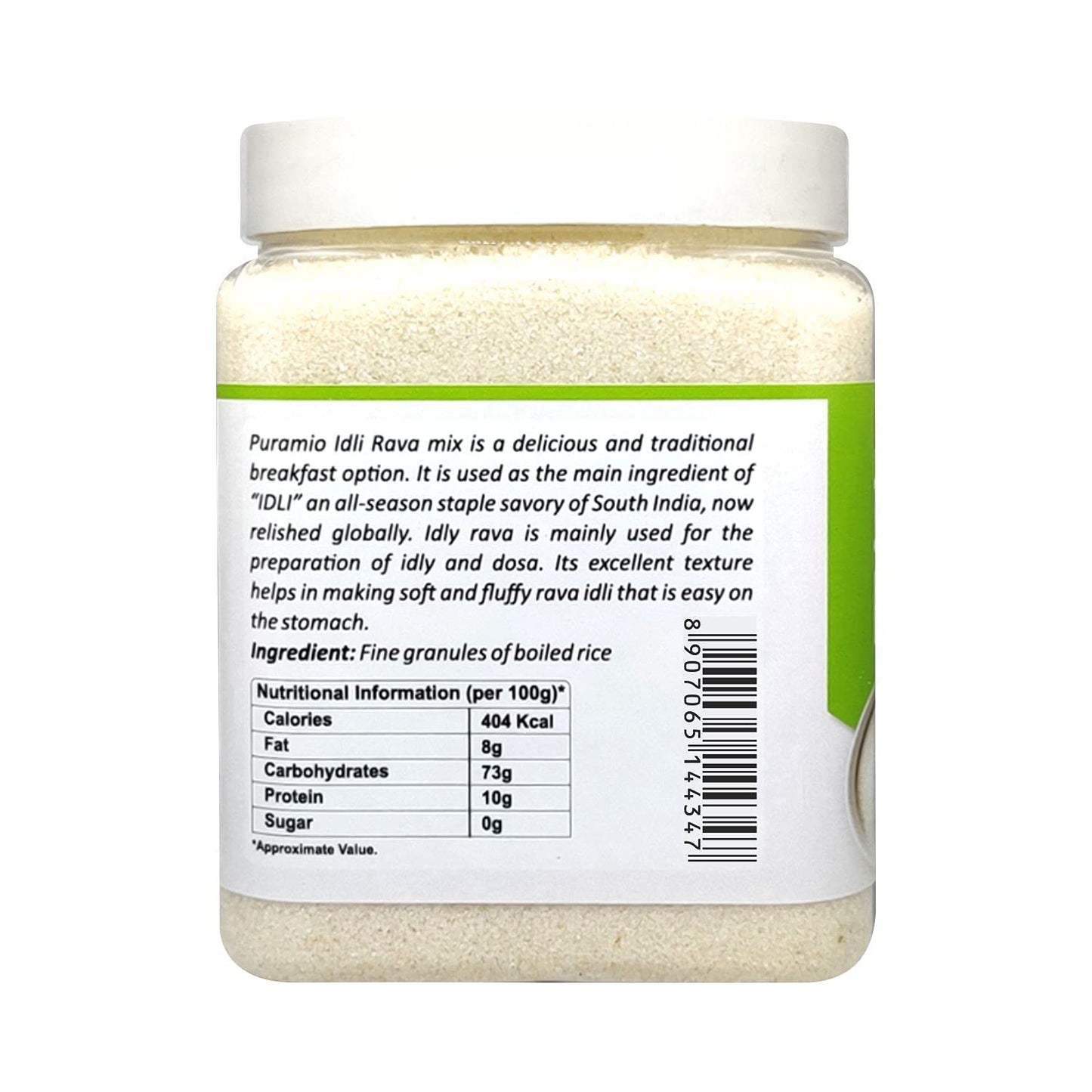 Puramio Combo Pack Of- Ragi Flour, Rice Flour & Idli Rava, 800g Each, (Pack of 3)