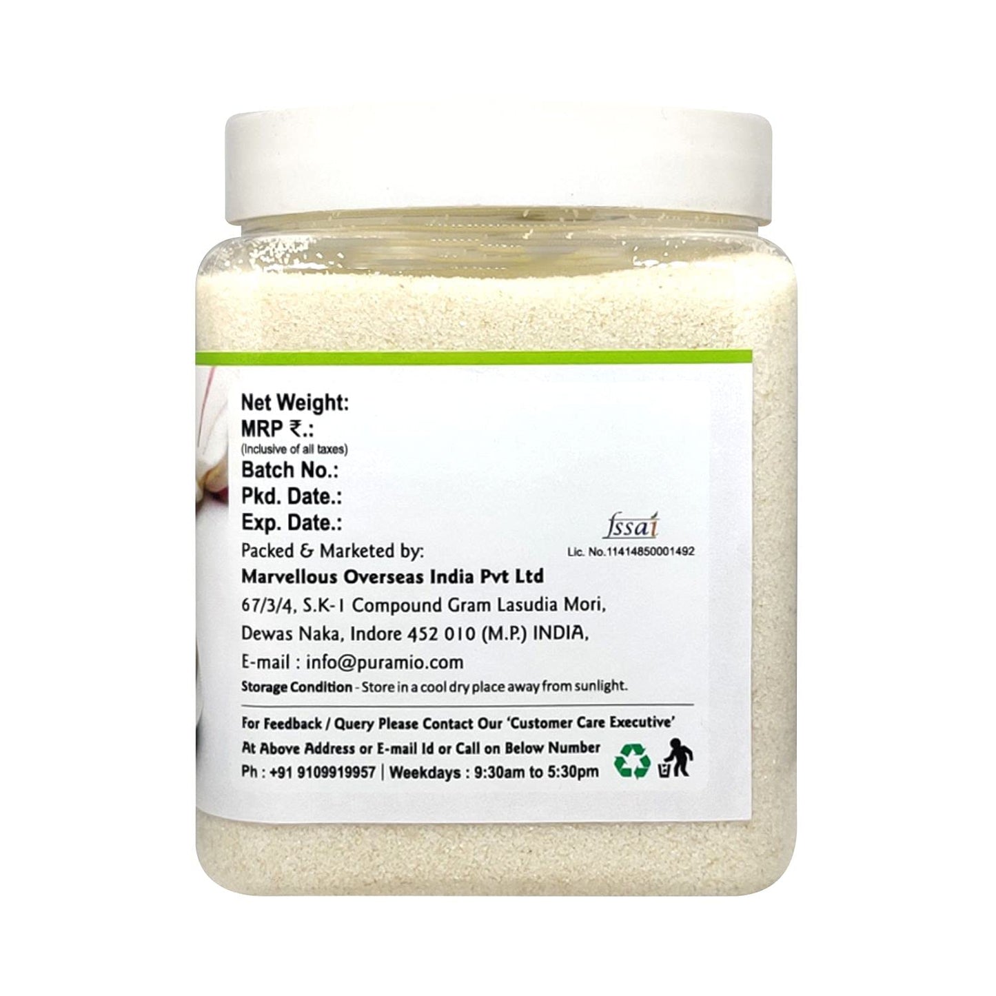 Puramio Combo Pack Of- Ragi Flour, Rice Flour & Idli Rava, 800g Each, (Pack of 3)