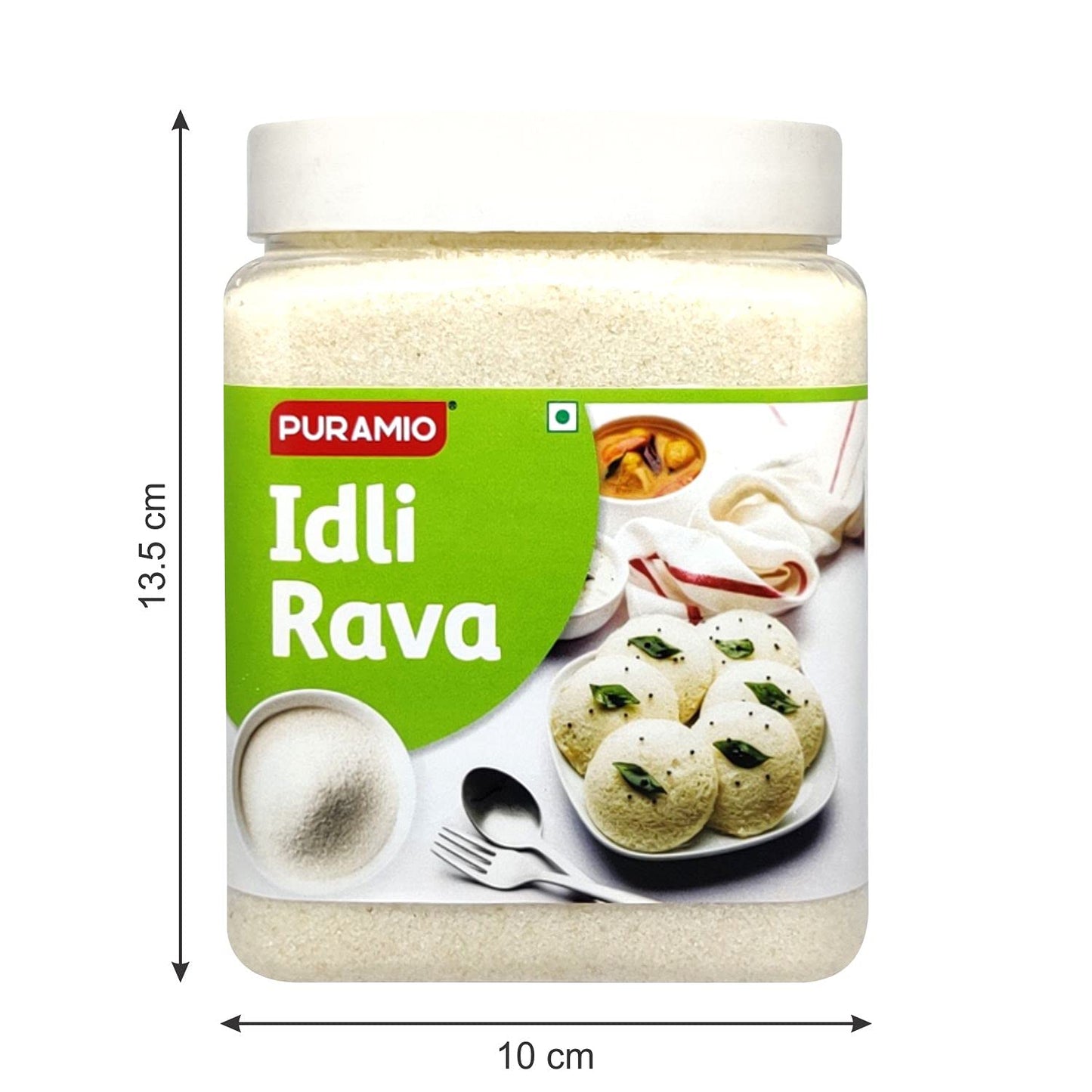 Puramio Combo Pack Of- Ragi Flour, Rice Flour & Idli Rava, 800g Each, (Pack of 3)