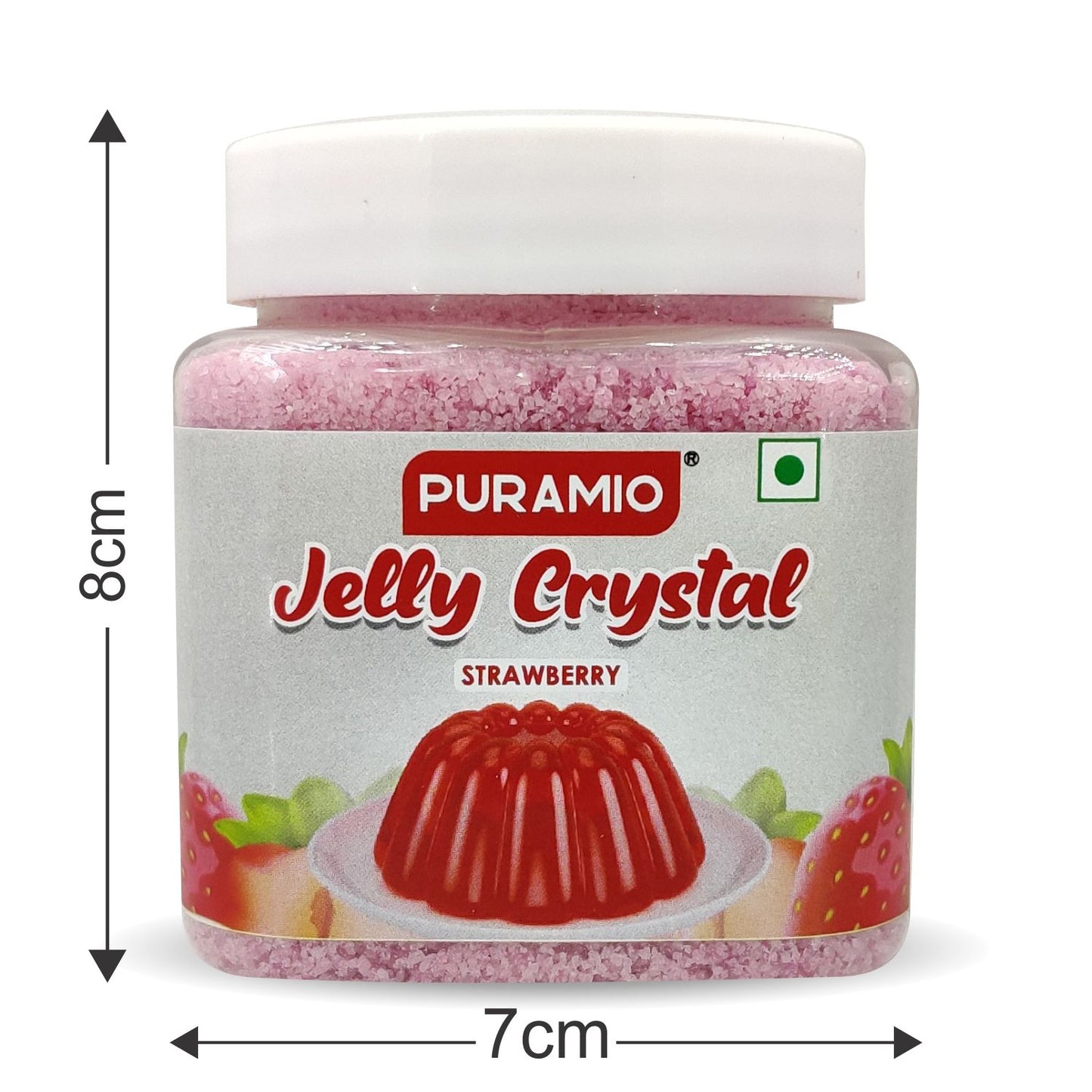 Puramio Jelly Crystal Strawberry , 200g