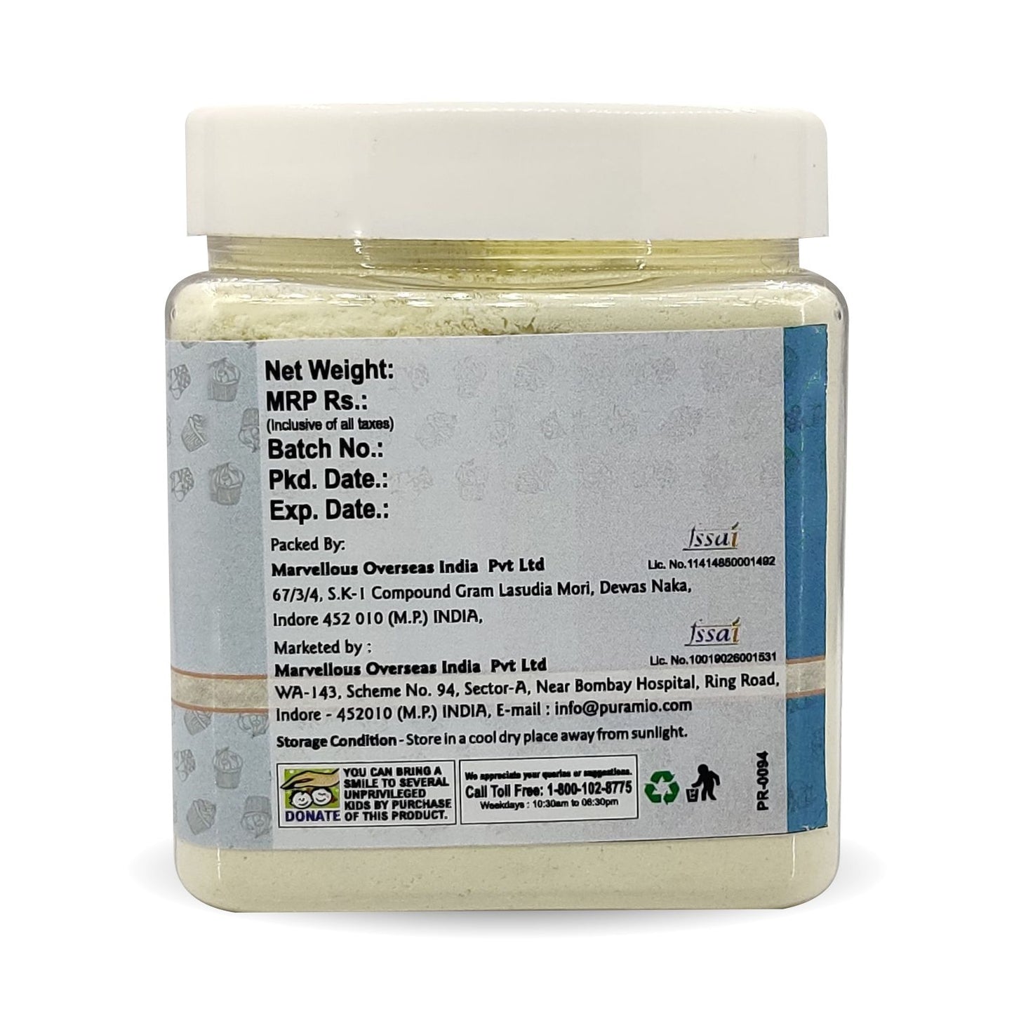 Puramio EGGLESS Cake Concentrate - Vanilla