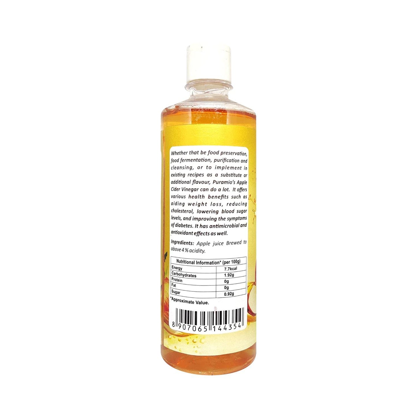 Puramio Apple Cider Vinegar, 500ml