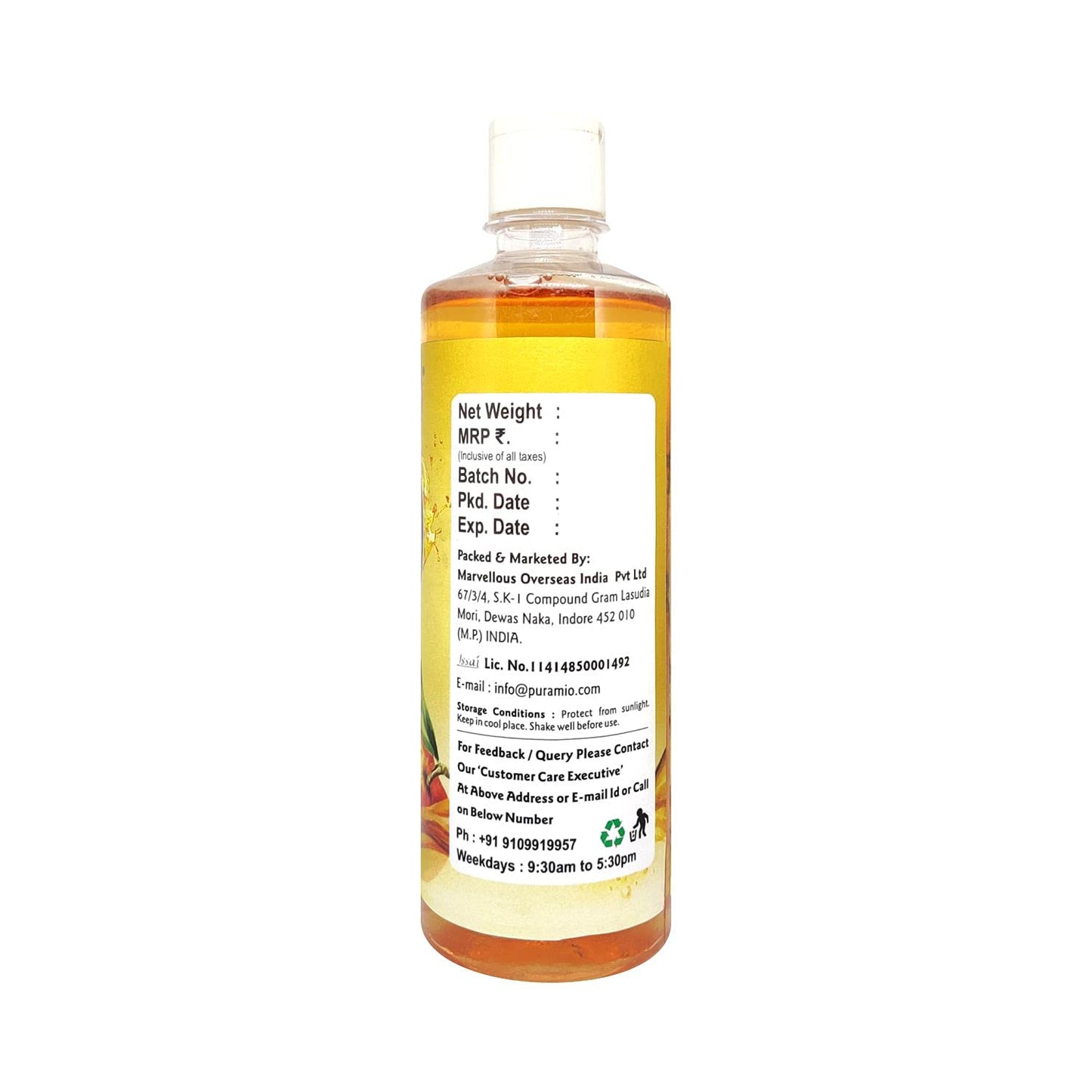 Puramio Apple Cider Vinegar, 500ml
