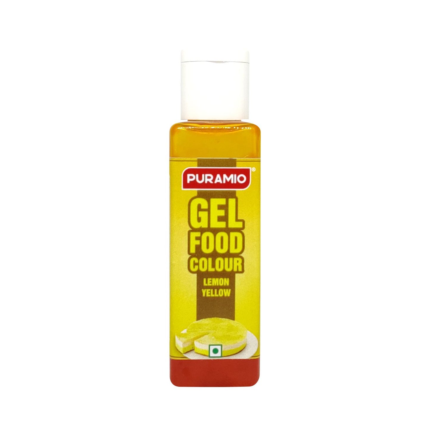 Puramio Gel Food Colour - Lemon Yellow, 30g