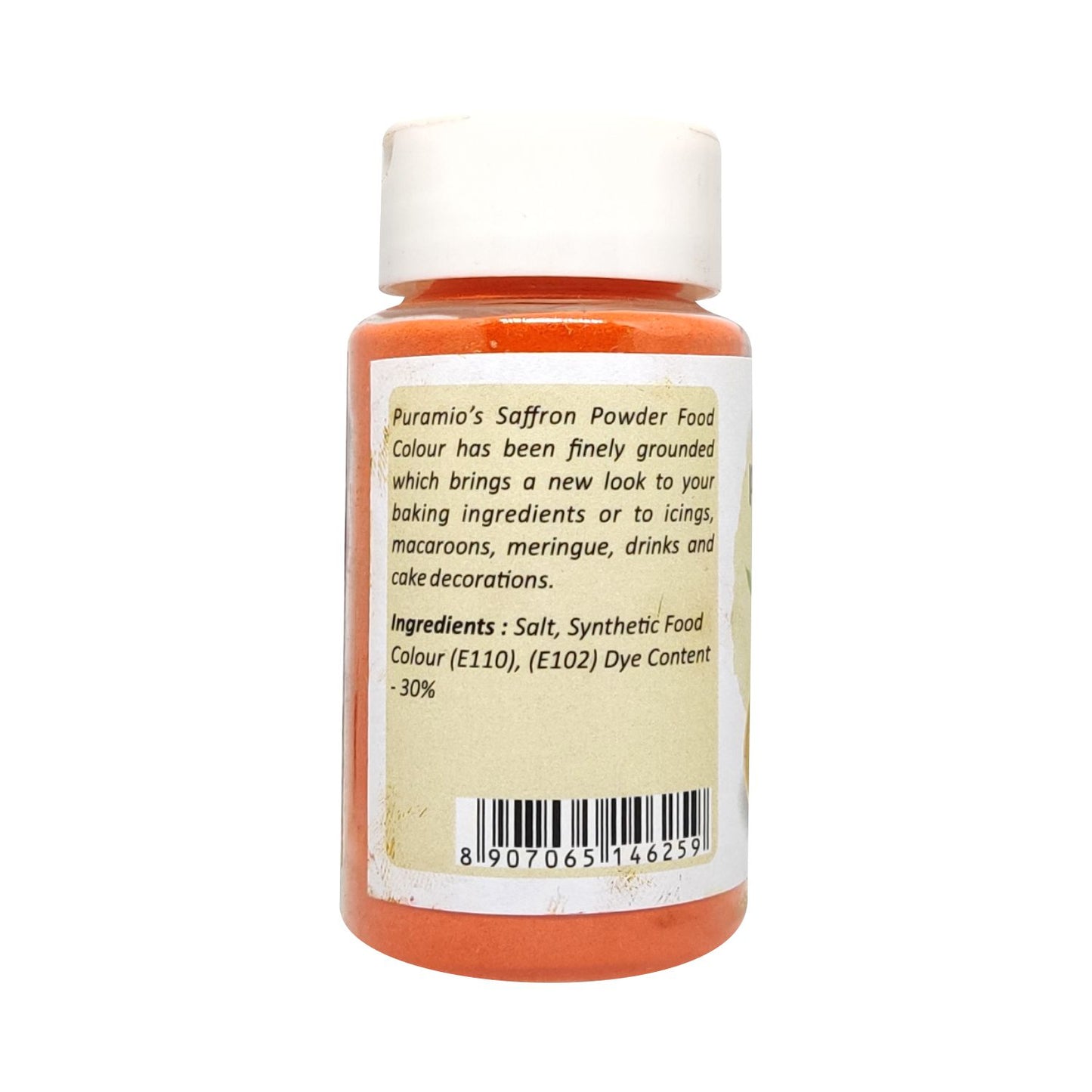 Puramio Powder Food Colour - Saffron 125g