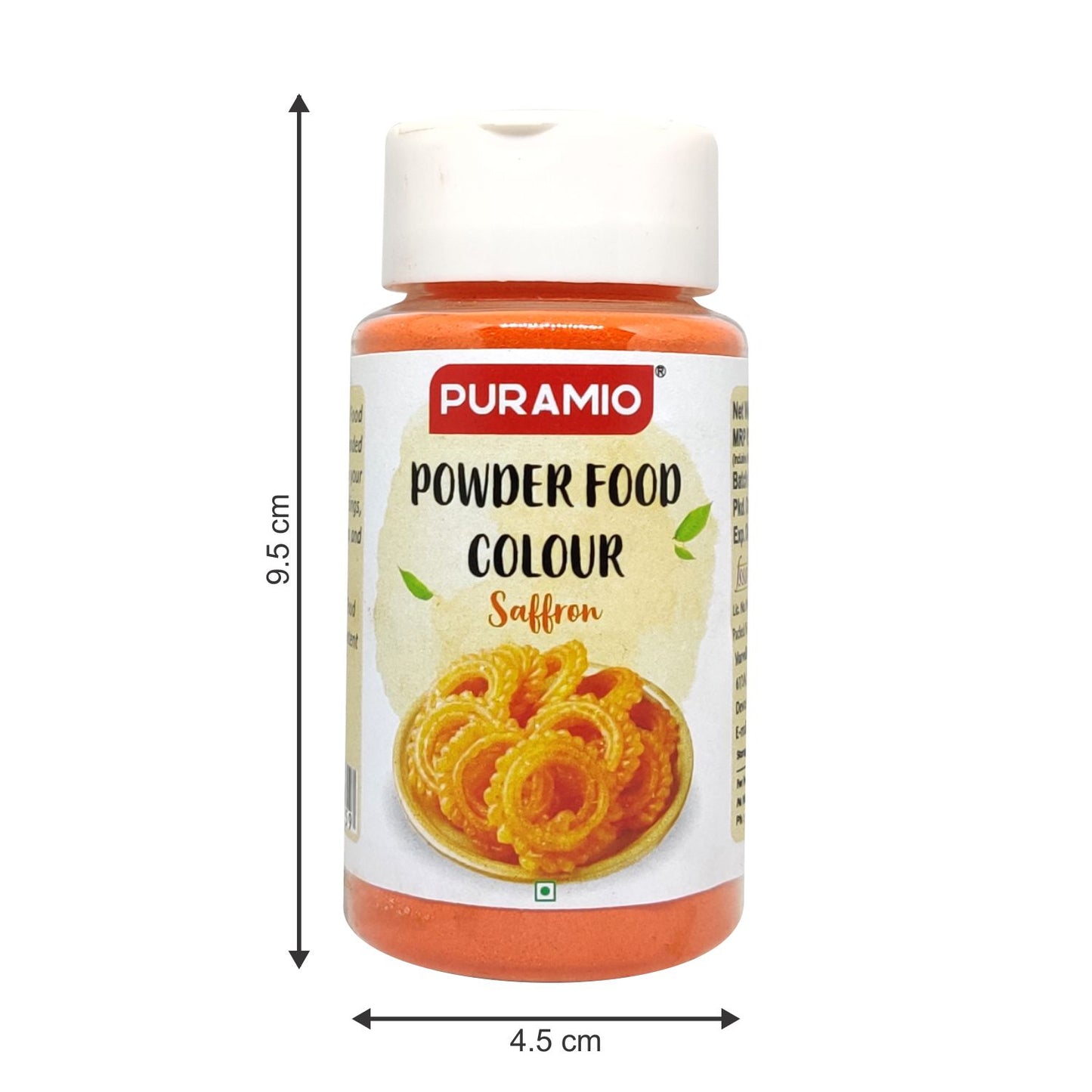 Puramio Powder Food Colour - Saffron 125g