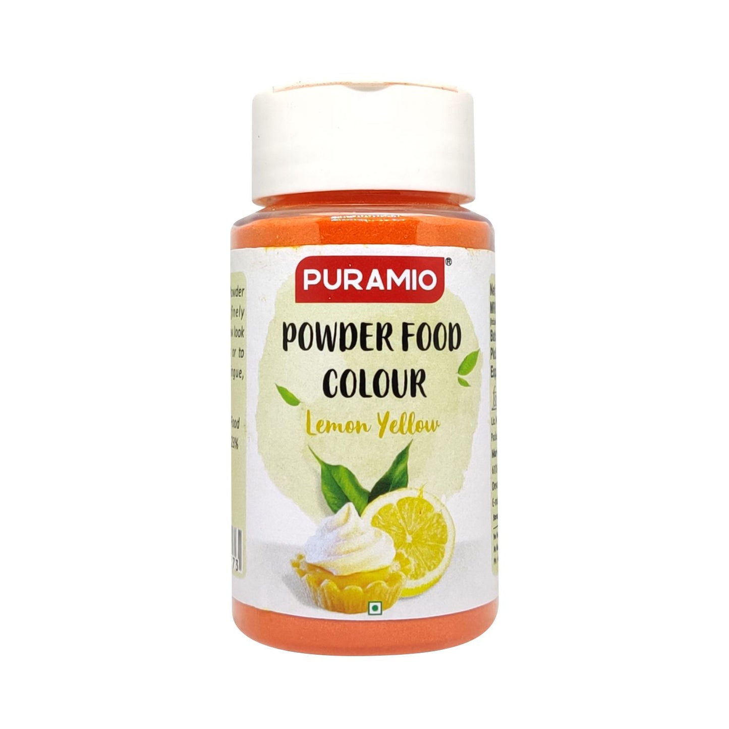 Puramio Powder Food Colour - Lemon Yellow 125g