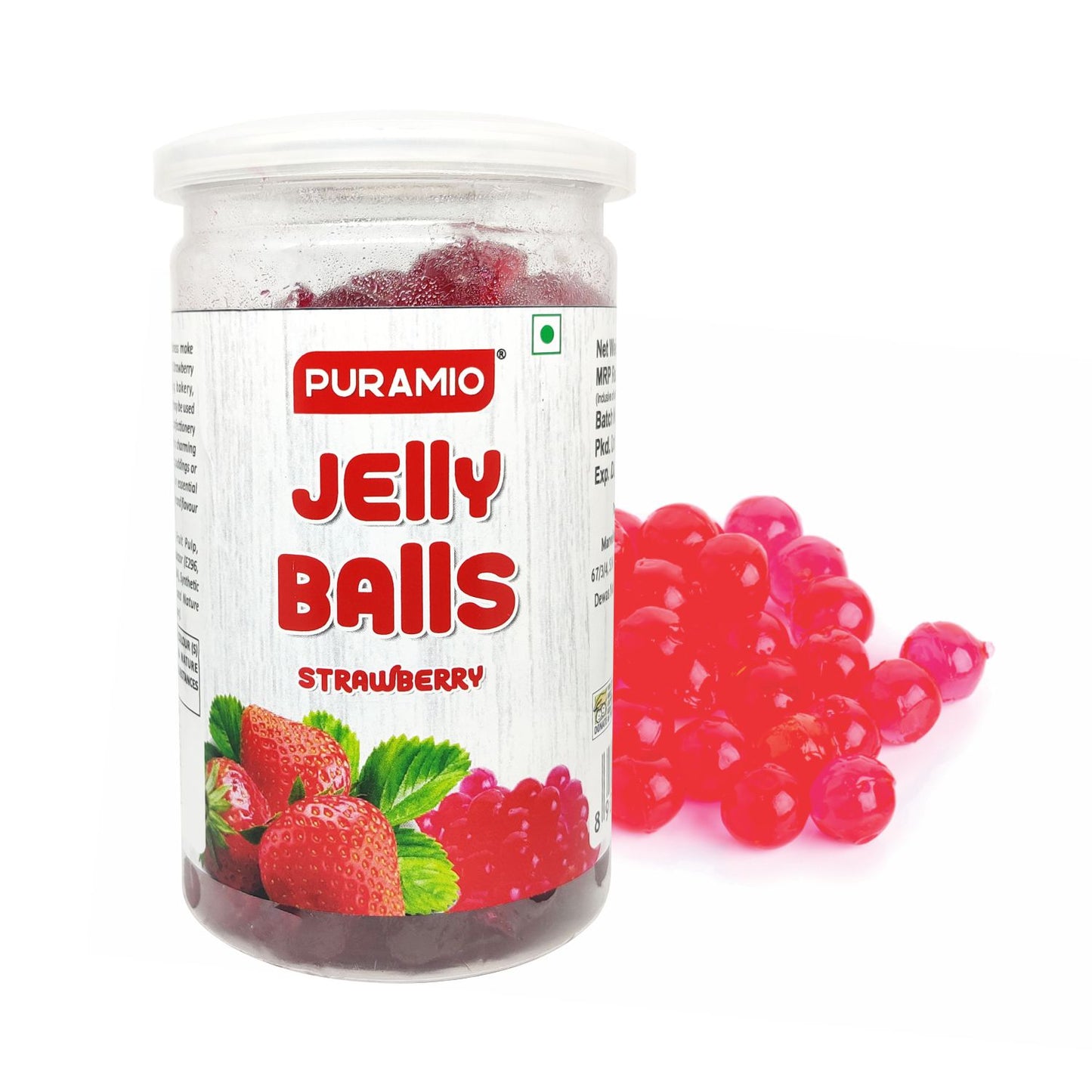 Puramio Jelly Balls (Strawberry) , 300g