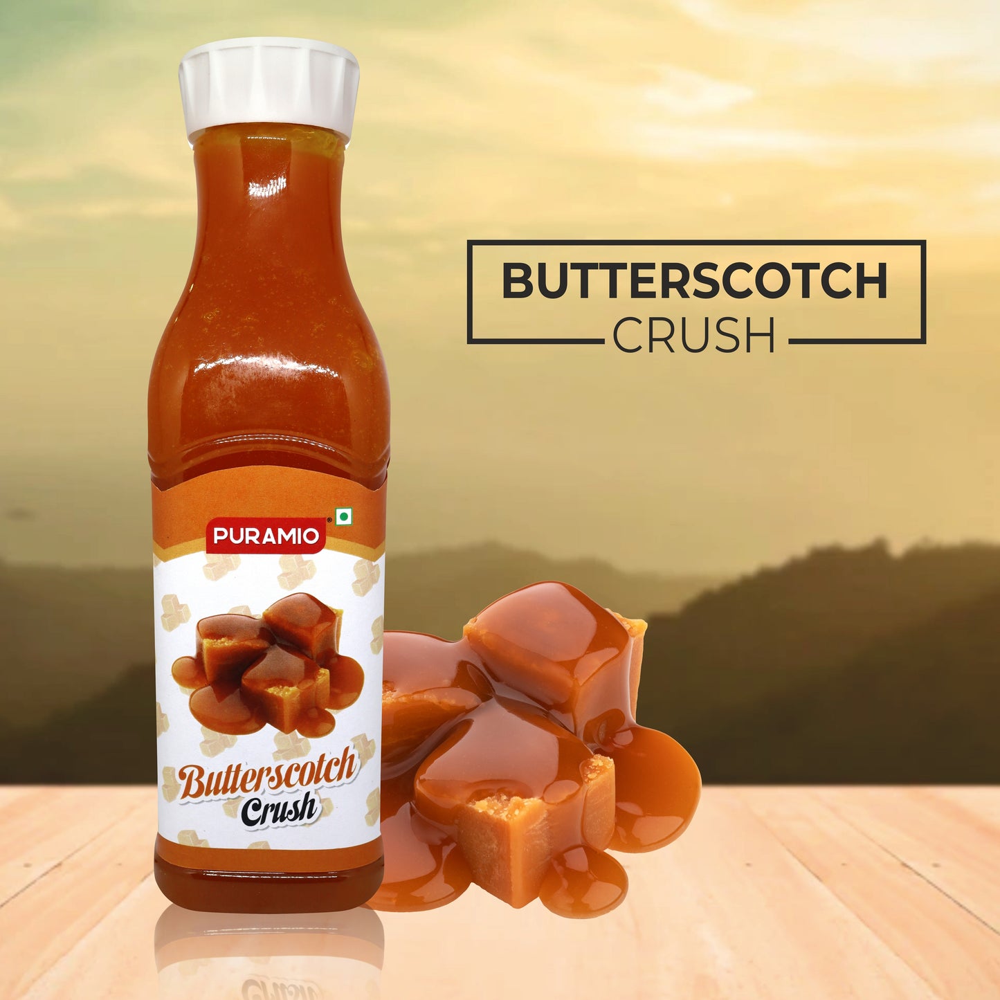 Puramio Fruit Crush - Butterscotch, 750ml