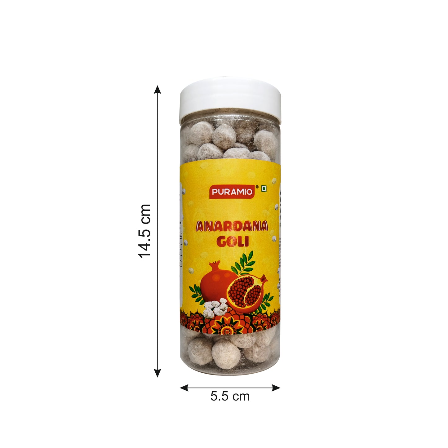 Puramio Anardana Goli | Pure and Premium | Good for Digestion | After Meal Digestive Mouth Freshner,