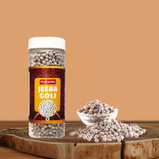Puramio Jeera Goli | Pure and Premium | Good for Digestion | After Meal Digestive Mouth Freshner, 220g