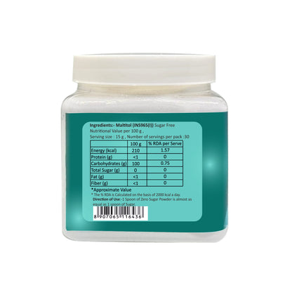 Puramio Sweetener Powder Zero Sugar (Low Calorie Sugar Replacement),