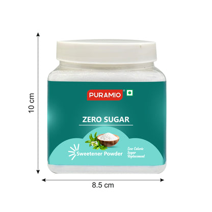 Puramio Sweetener Powder Zero Sugar (Low Calorie Sugar Replacement),