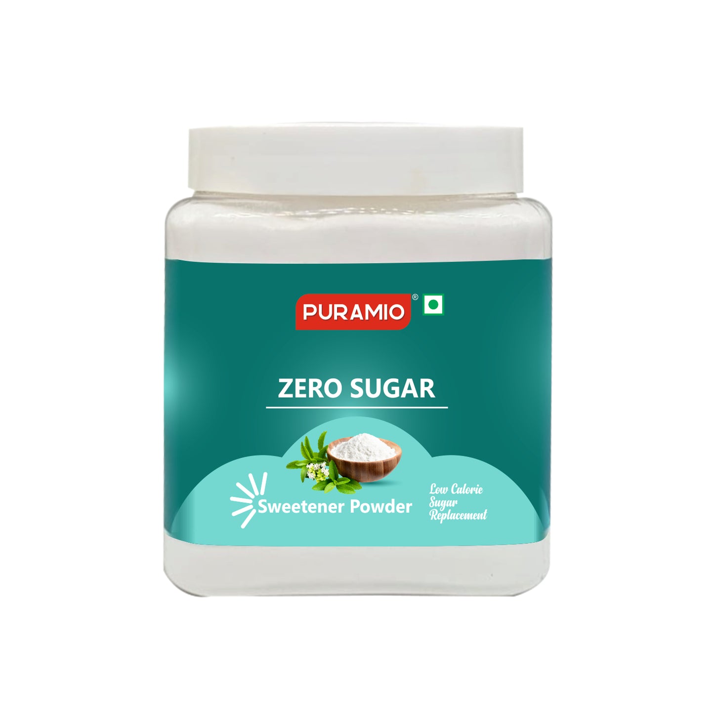 Puramio Sweetener Powder Zero Sugar (Low Calorie Sugar Replacement),