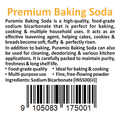 Puramio Premium Baking Soda Powder,