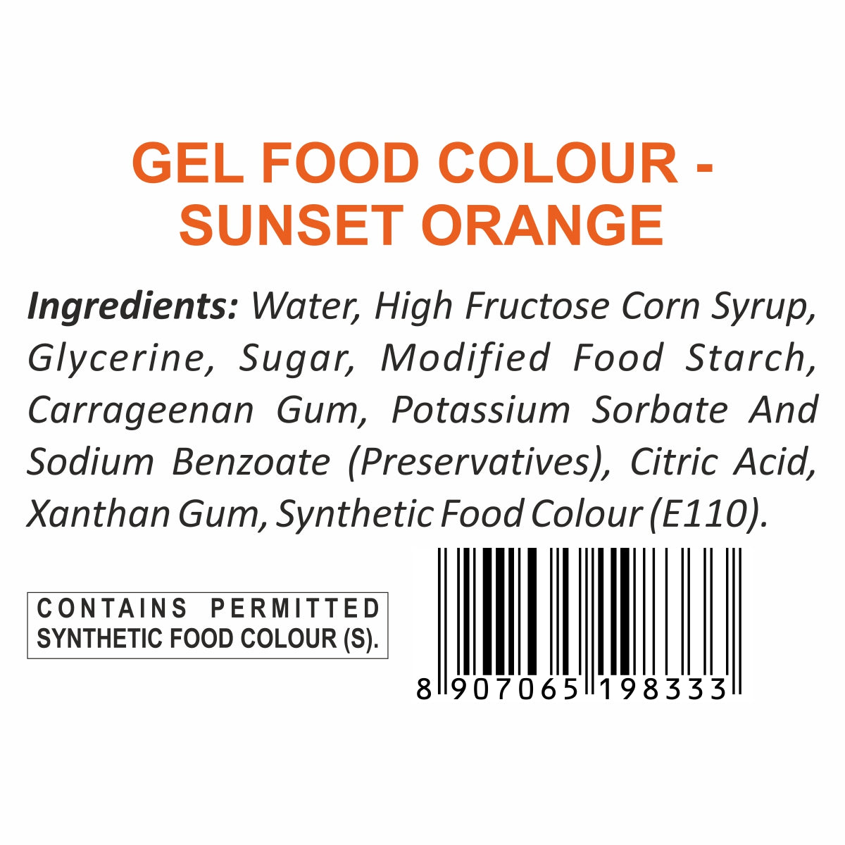 Puramio Gel Food Colour Combo Pack of 12 (30g Each) - Sunset Orange, Super Red, Buckeye Brown, Intense Black, Vibrant Pink, Forest Green, Vibrant White, Golden Yellow, Lemon Yellow, Royal Blue, Sky Blue, Vibrant Voilet