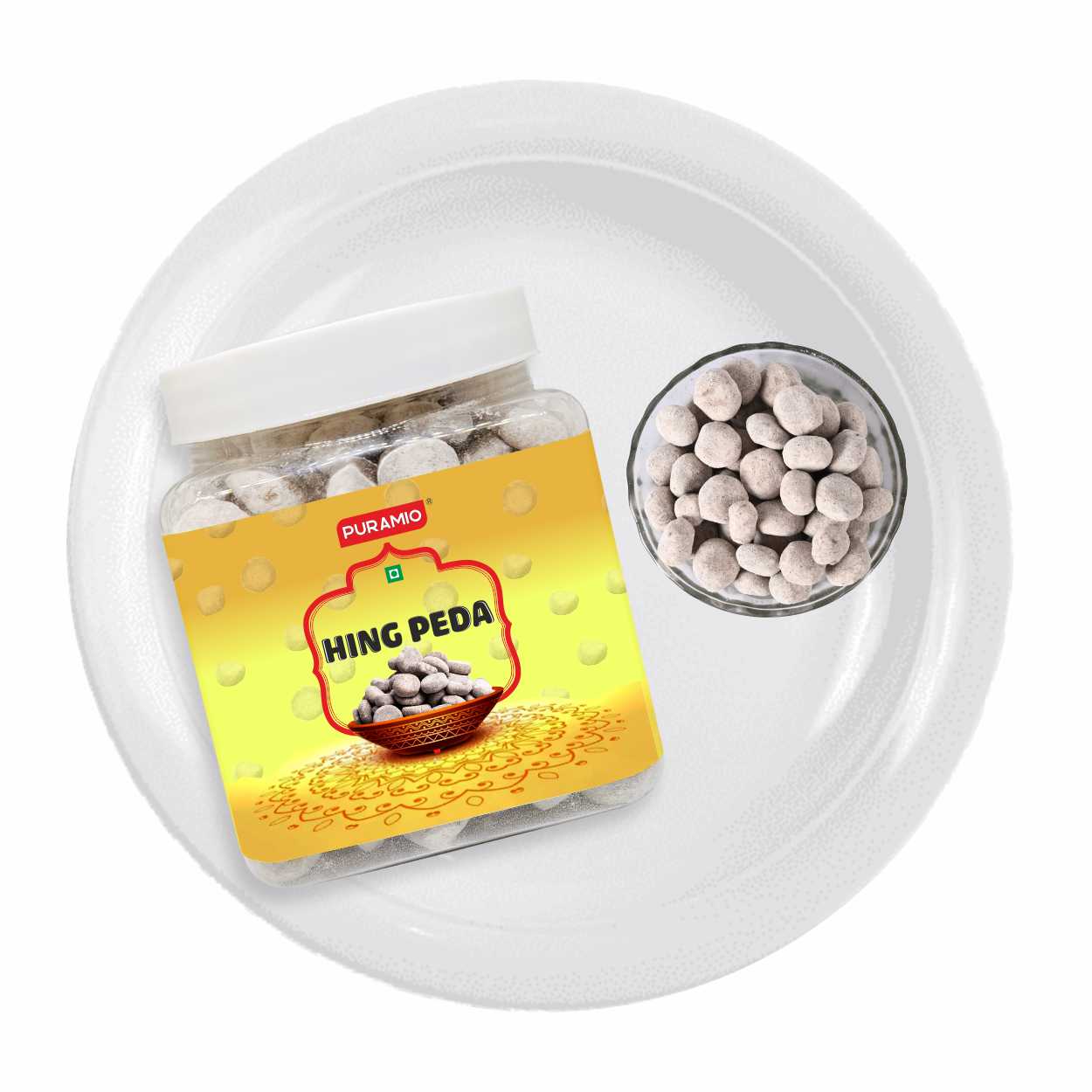 Puramio Hing Peda | Pure and Premium | Good for Digestion | After Meal Digestive Mouth Freshner,