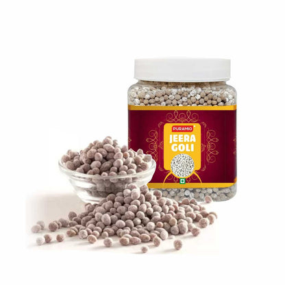Puramio Jeera Goli | Pure and Premium | Good for Digestion | After Meal Digestive Mouth Freshner,