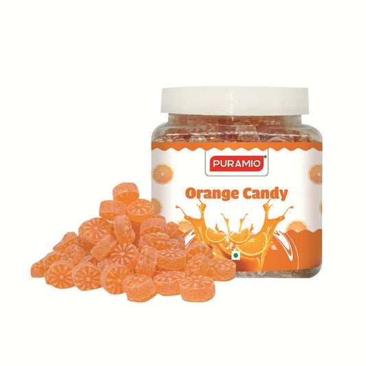 Puramio Orange Candy II Flavoured Sugar Candy II Sweet & Chatpata Candy,