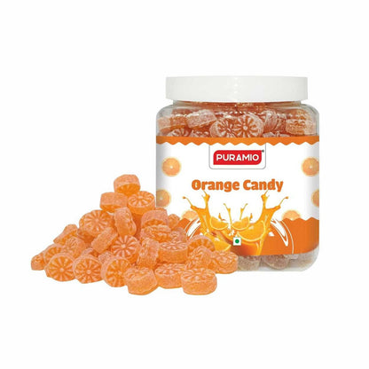 Puramio Orange Candy II Flavoured Sugar Candy II Sweet & Chatpata Candy,